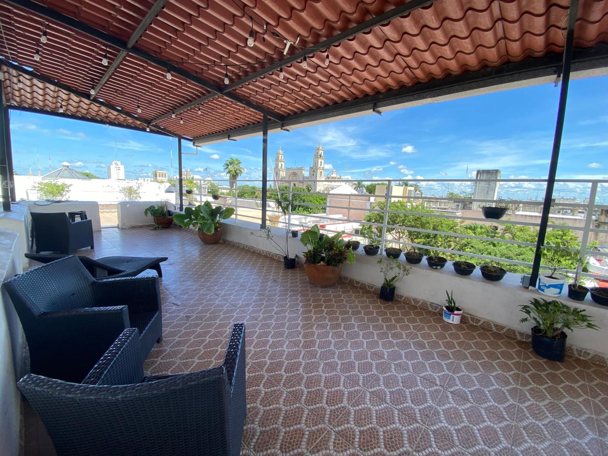 Отель Hostal Zocalo Мерида Экстерьер фото
